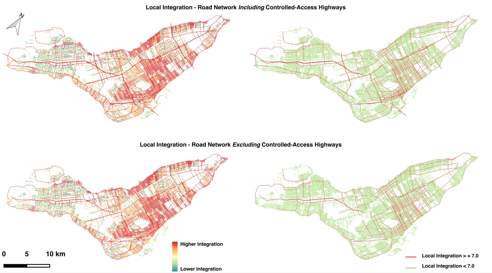 Local Integration of Montreal Road Network